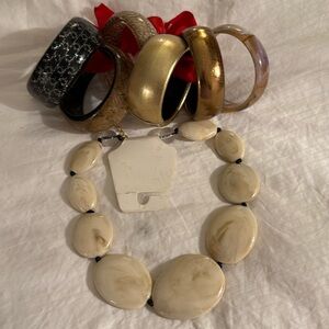 Bangle and necklace 7 pc Bundle